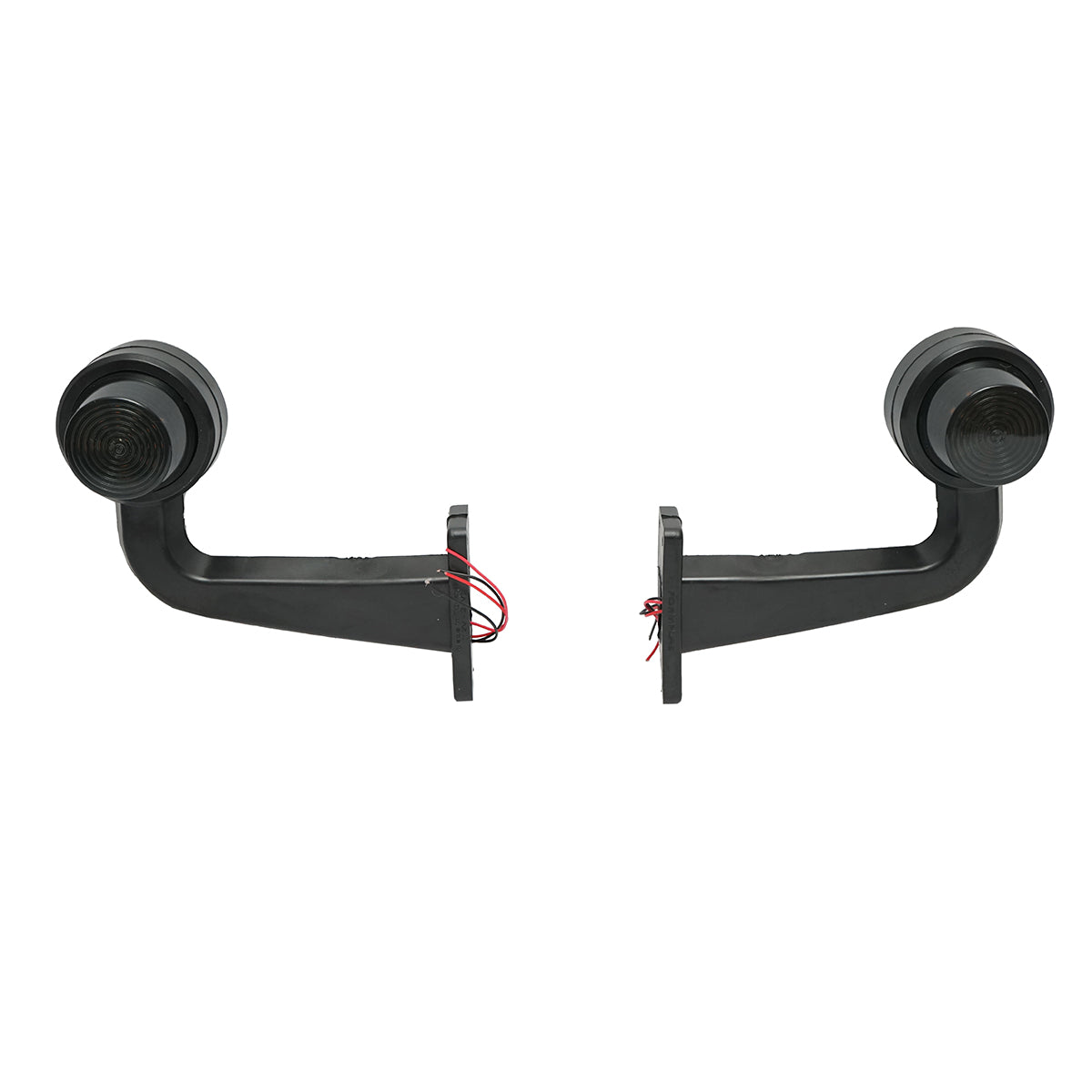 Set of LED side marker lamps with arm 12-24V, red-yellow smoke FR0157 Breckner Germany